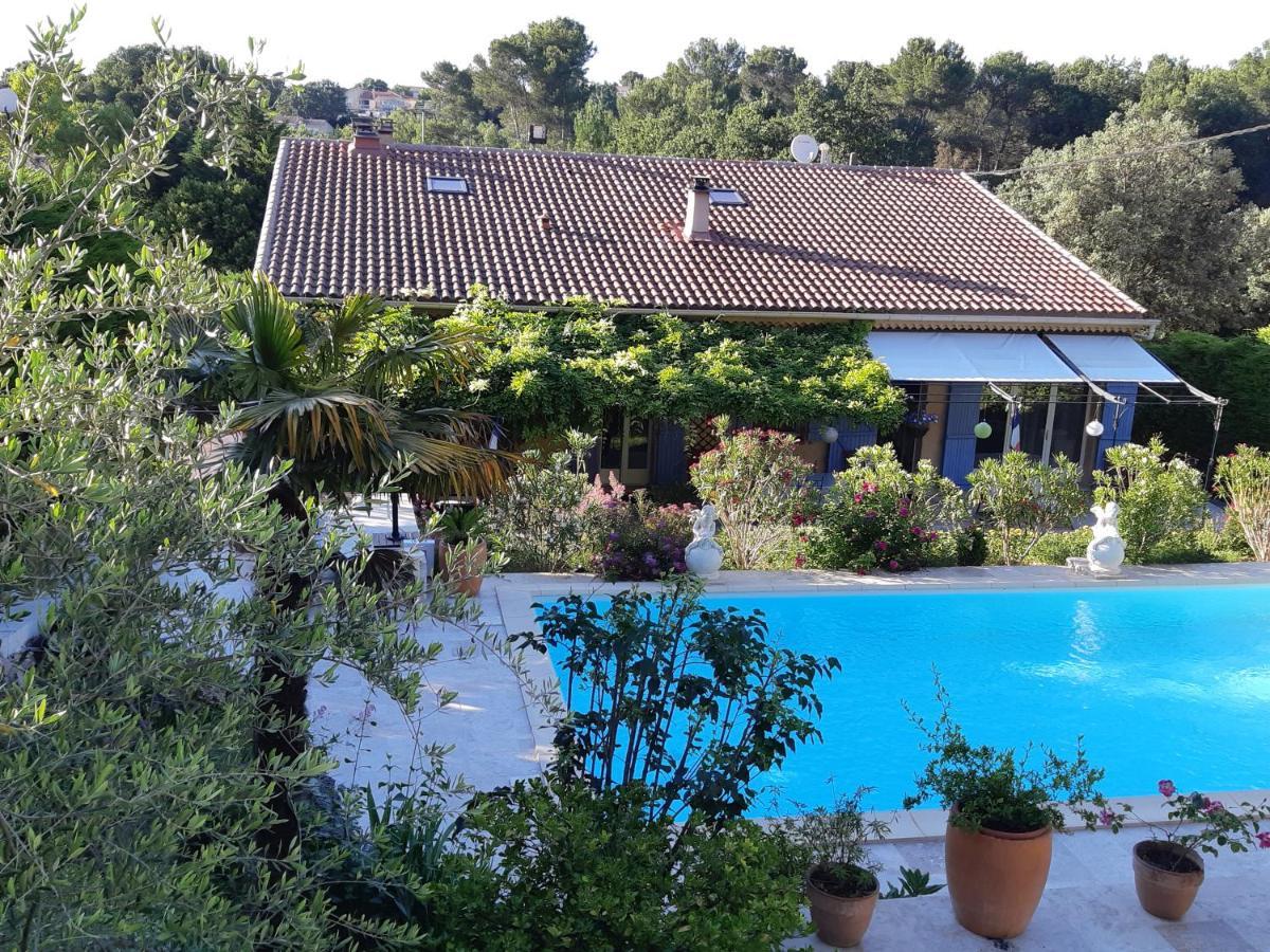 Les Chambres Manon - Piscine, Spa, Tennis Belcodene Eksteriør bilde